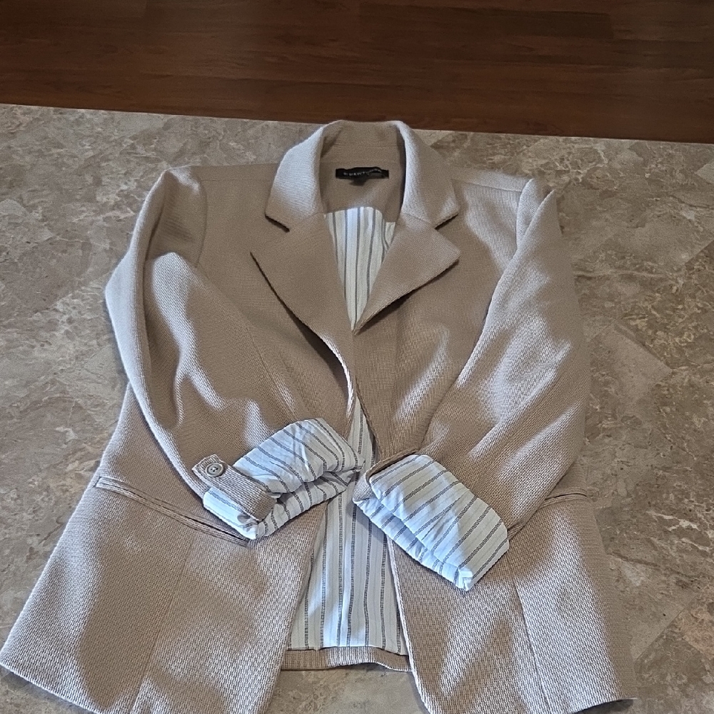 Banana Republic Tan Blazer Classic Suit Jacket